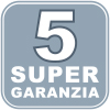 5 anni garanzia